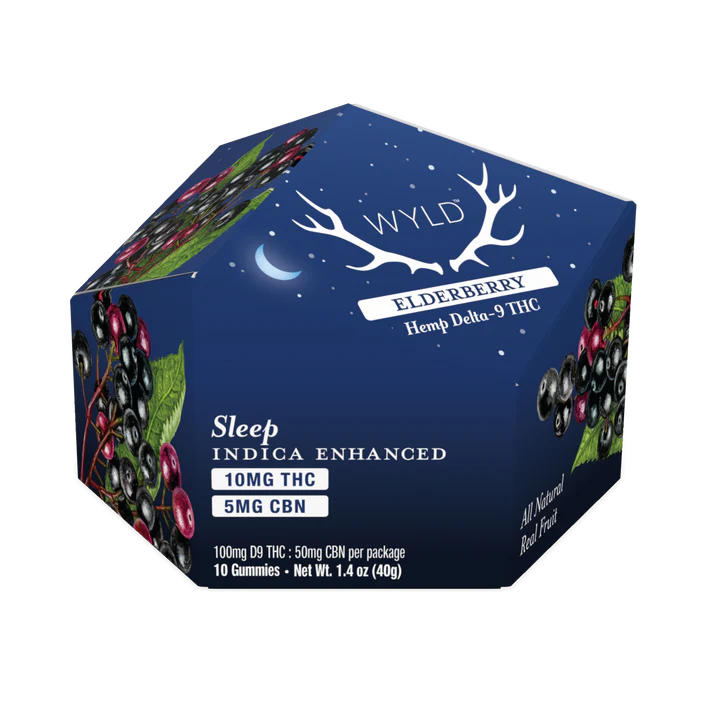 elderberry 2:1 thc:cbn gummies | wyld edibles Elderberry 2:1 THC:CBN Gummies | Wyld Edibles
