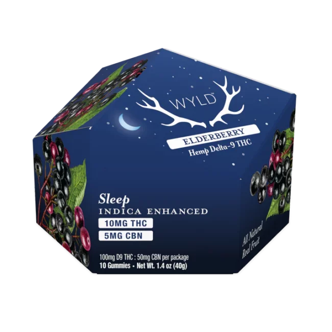 elderberry 2:1 thc:cbn gummies | wyld edibles Elderberry 2:1 THC:CBN Gummies | Wyld Edibles