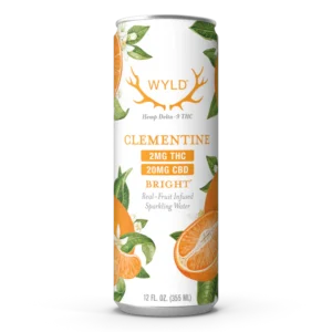 Low-Dose Clementine CBD:THC Sparkling Water | Wyld Edibles