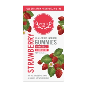 Low-Dose Strawberry CBD:THC | Wyld Edibles