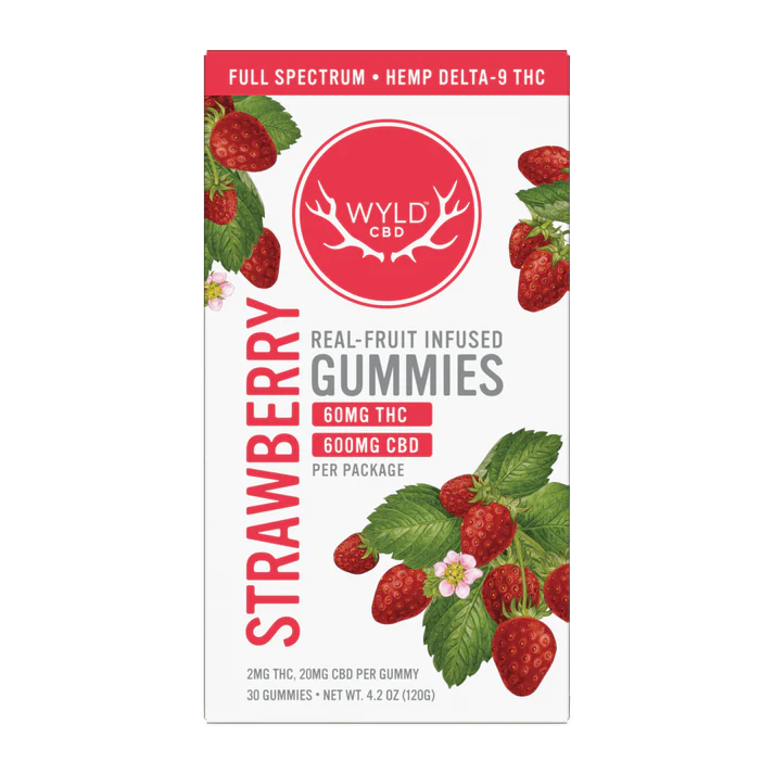 low dose strawberry cbd:thc | wyld edibles Low-Dose Strawberry CBD:THC | Wyld Edibles