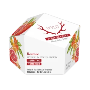 Pomegranate 1:1 THC:CBD | Wyld Edibles