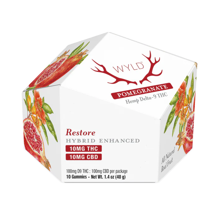 pomegranate 1:1 thc:cbd | wyld edibles Pomegranate 1:1 THC:CBD | Wyld Edibles