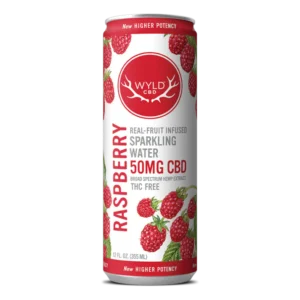 Raspberry CBD Sparkling Water | Wyld Edibles