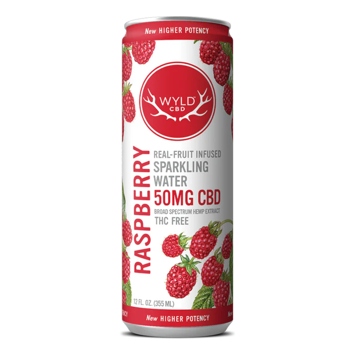 raspberry cbd sparkling water | wyld edibles Raspberry CBD Sparkling Water | Wyld Edibles