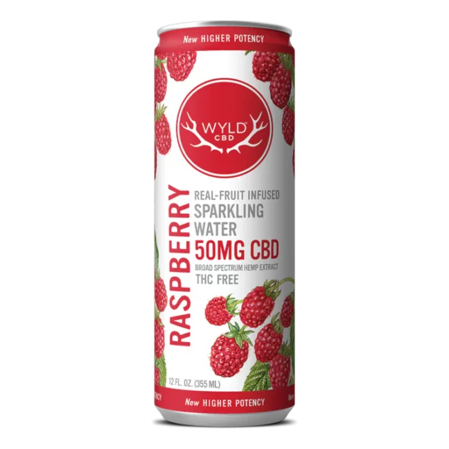 raspberry cbd sparkling water | wyld edibles Raspberry CBD Sparkling Water | Wyld Edibles