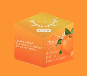 sour tangerine hybrid enhanced gummies | wyld edibles Sour Tangerine Hybrid Enhanced Gummies | Wyld Edibles