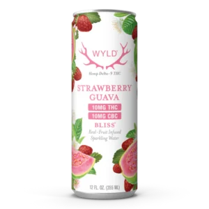 Strawberry Guava THC:CBC Sparkling Water | Wyld Edibles