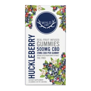 Wyld Huckleberry Gummies – WYLD CBD | Wyld Edibles