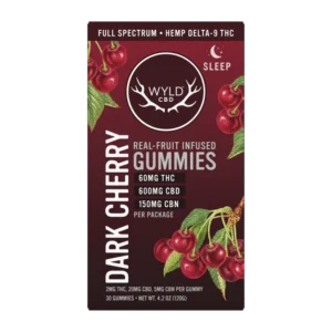 Wyld Low Dose Dark Cherry THC | Wyld Edibles